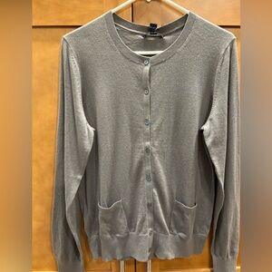 NWT gray cardigan large BR